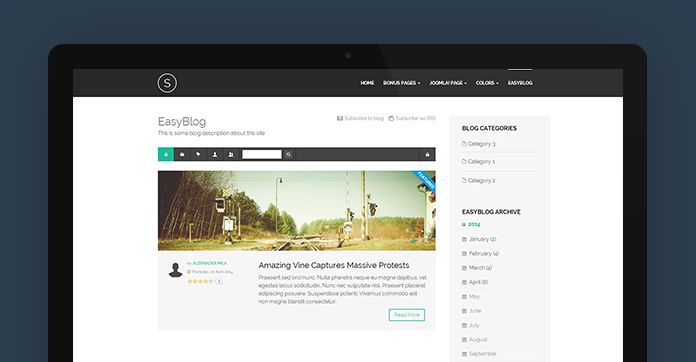 Joomla blogging component - EasyBlog